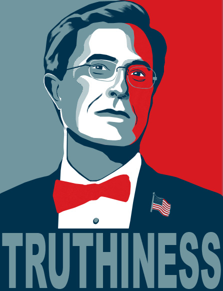  'Stephen Colbert' == 'truthy' 