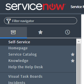 ServiceNow Application Navigator in Geneva. 