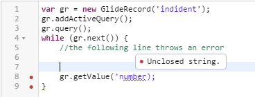  ServiceNow Geneva Script Editor 
