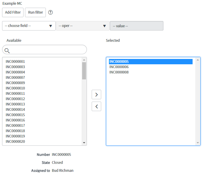  List collector catalog variable in the classic view 